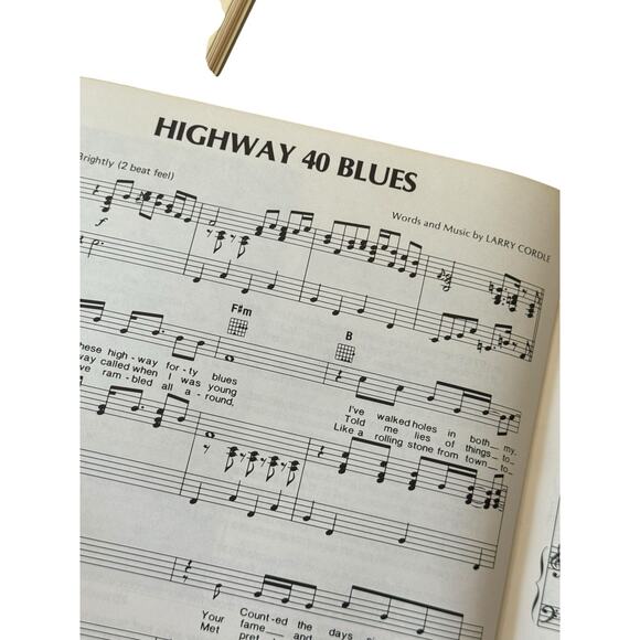 Ricky Skaggs Songbook Piano Vocal Guitar Hal Leonard VTG 1983 Highway 40 Blues - Picture 4 of 5